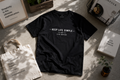 Keep Life Simple Minimalist Inspirational Vinyl T-Shirt