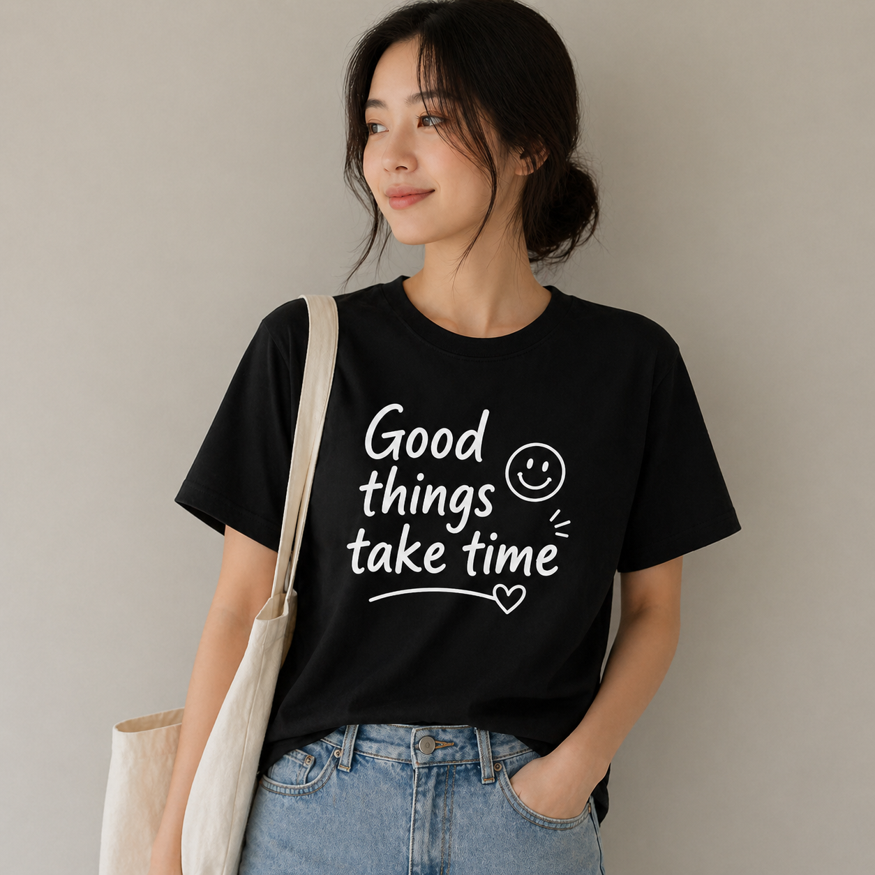 "Good Things Take Time" Custom Graphic T-Shirt